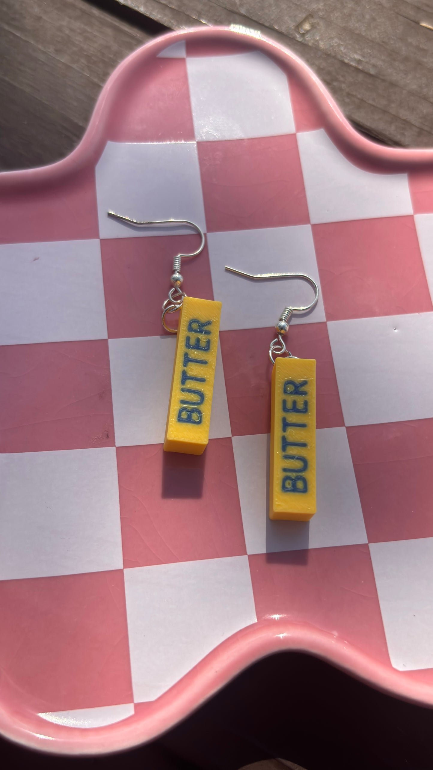 Butter stick Earrings 🧈