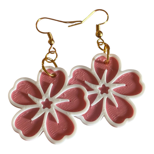 Sakura Blossom Dangle Earrings