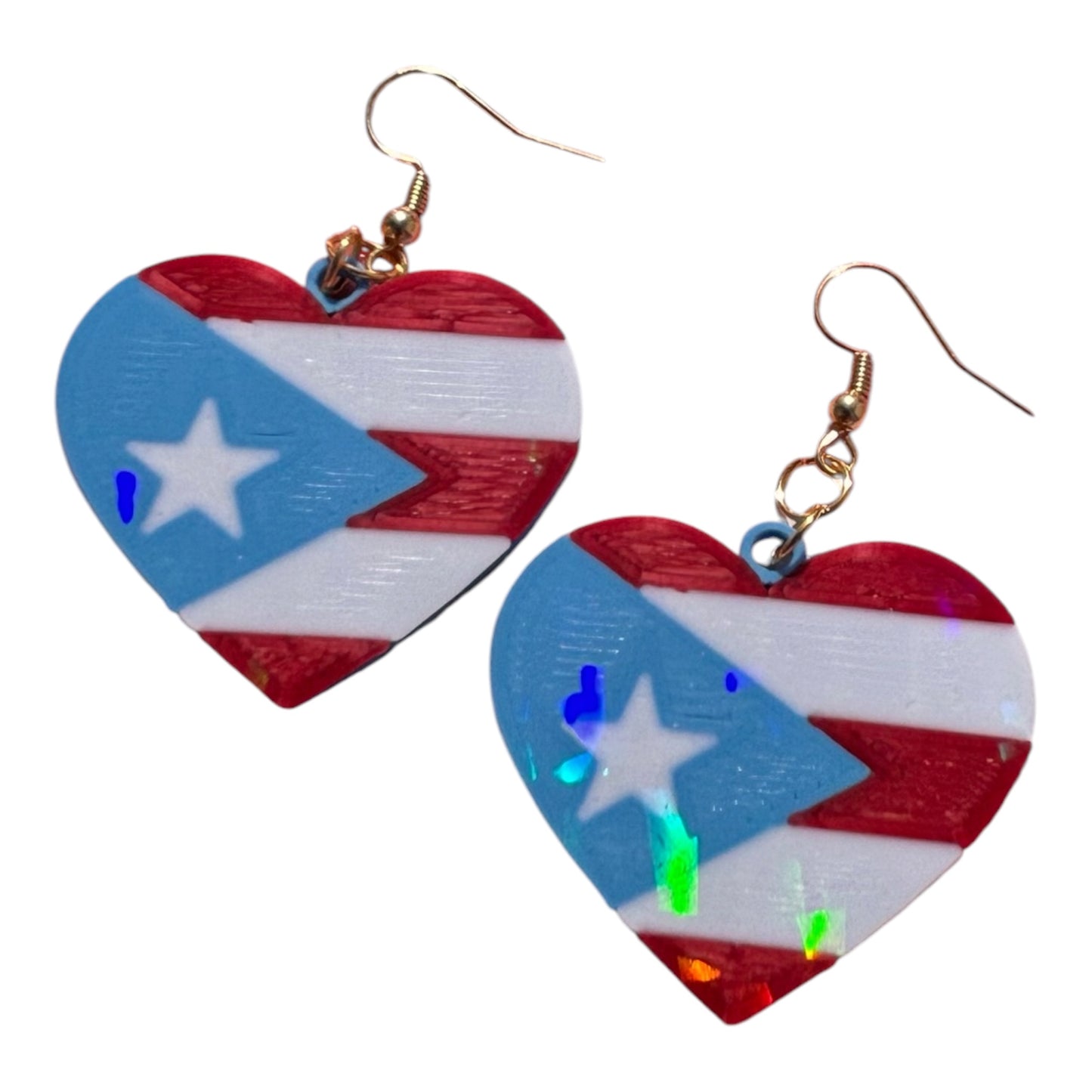 Puerto Rico flag Earrings